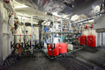 Котельный зал в блочно модульной котельной 1200 кВт
